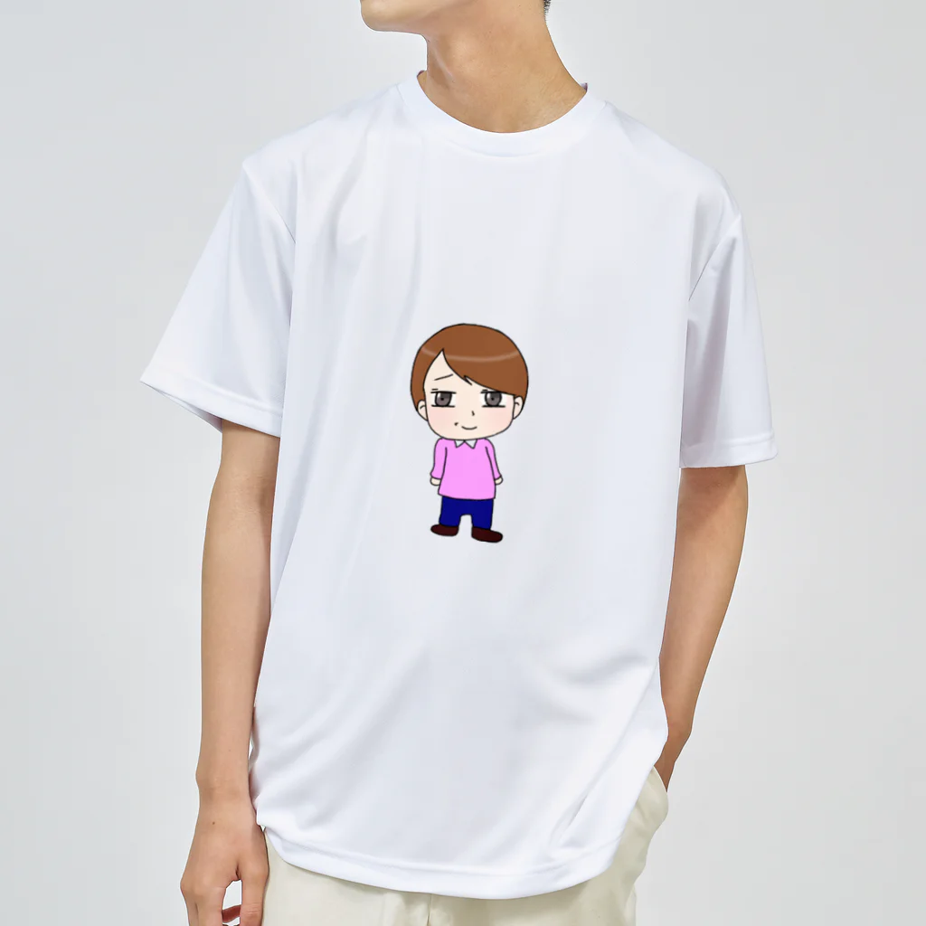 銀柴の愛想笑いちゃん ドライTシャツ