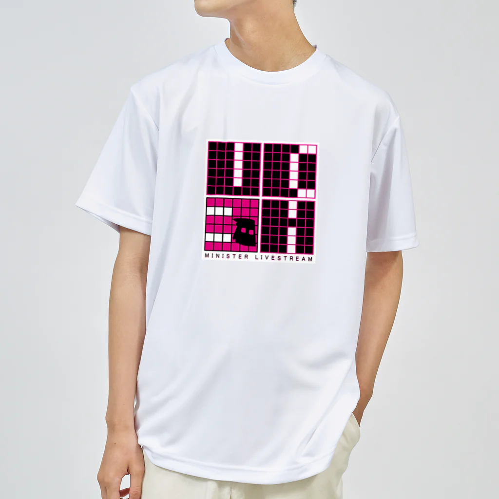 MinisterのUD3Hドット風TシャツA ドライTシャツ