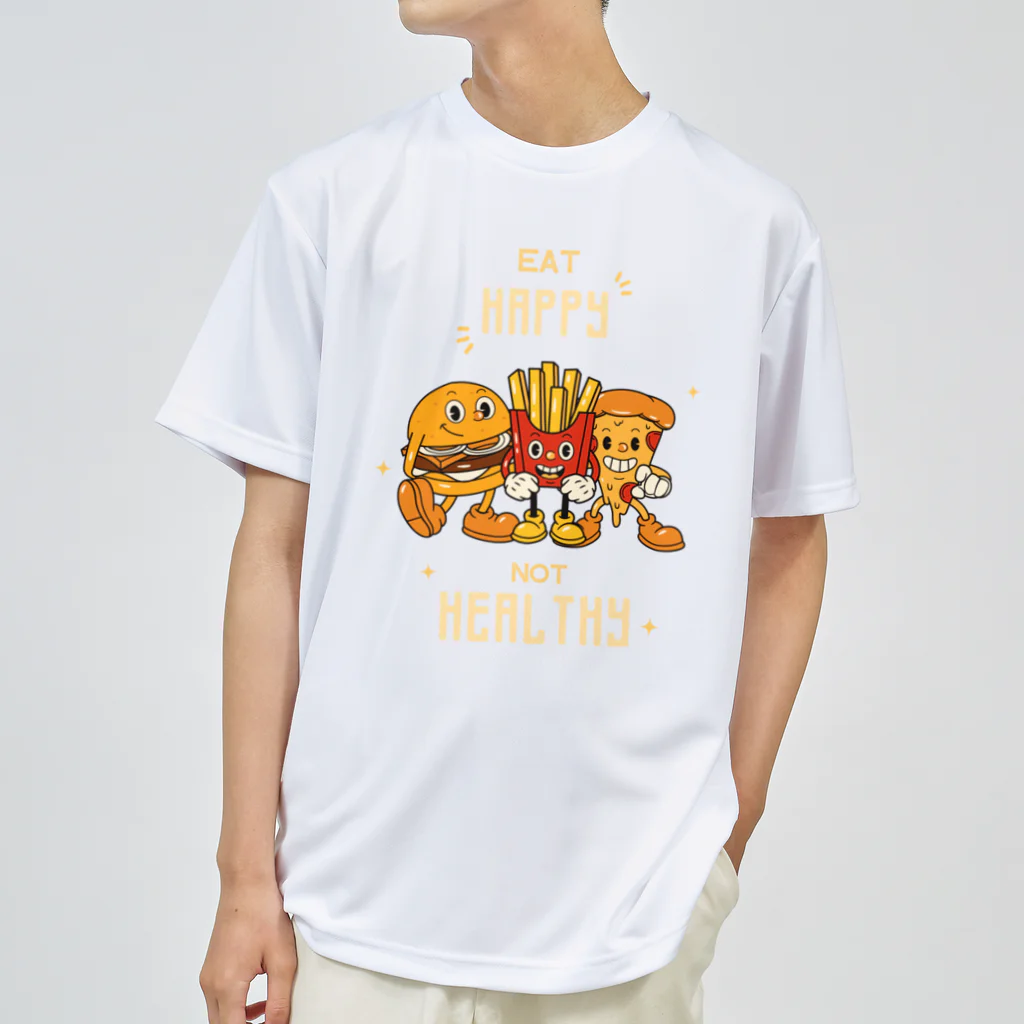 jamfish_goodiesのEAT HAPPY ドライTシャツ