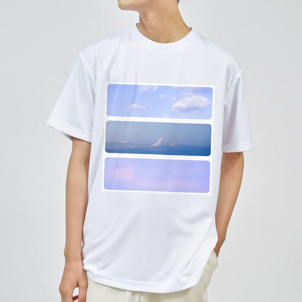 paleairの水彩の世界(雲) ドライTシャツ