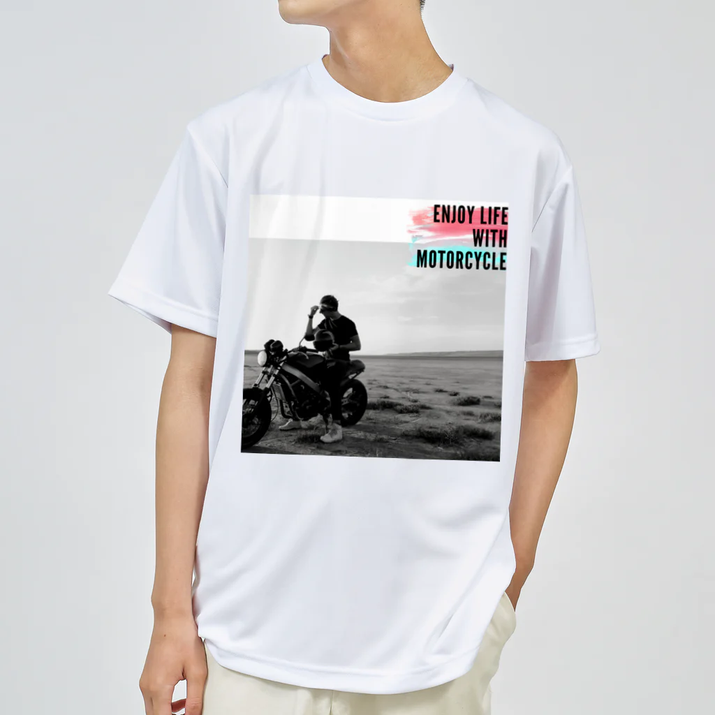 nijiiro-kujiraのバイクライフを楽しむシリーズ Dry T-Shirt