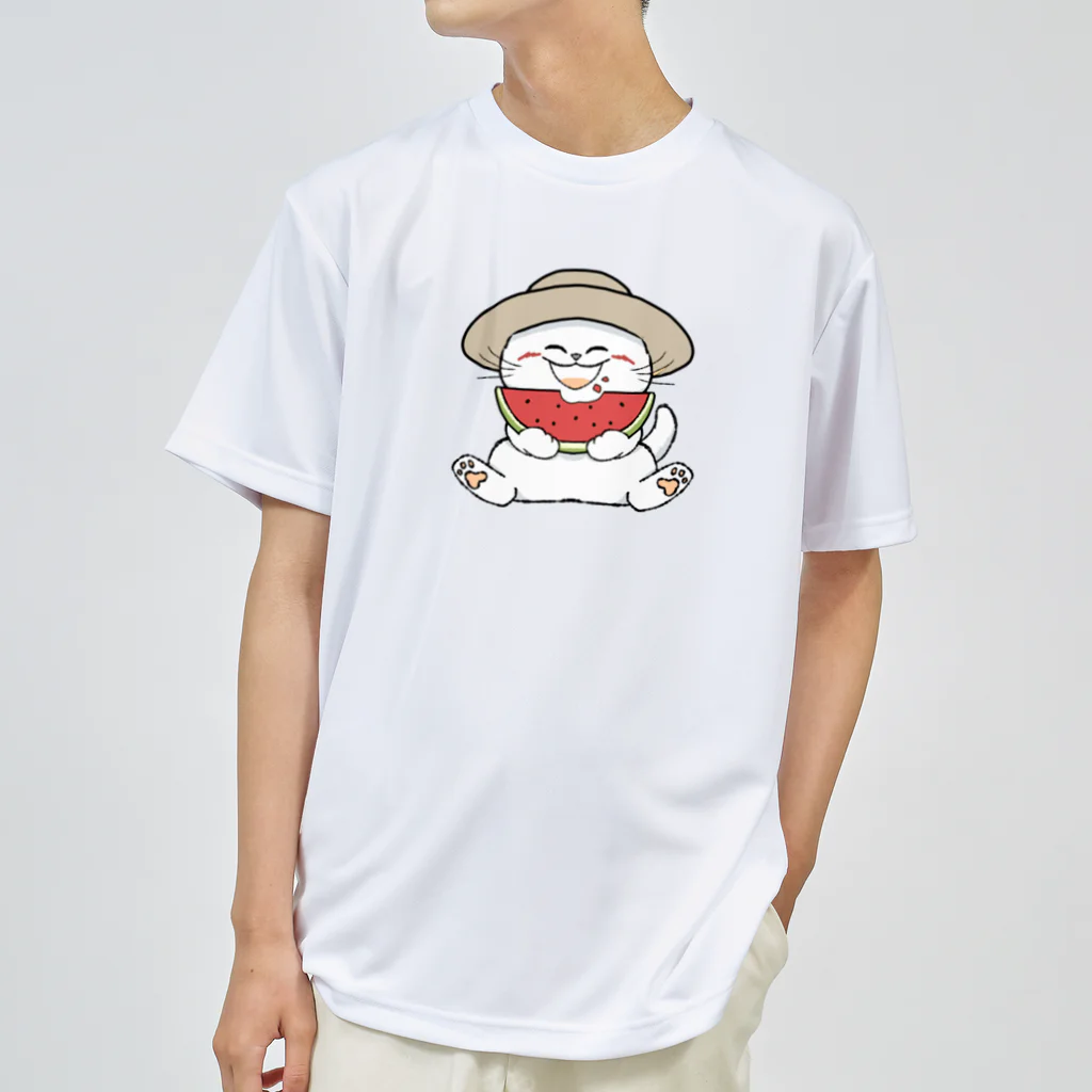 大林ゆこのスイカで水分補給 ドライTシャツ