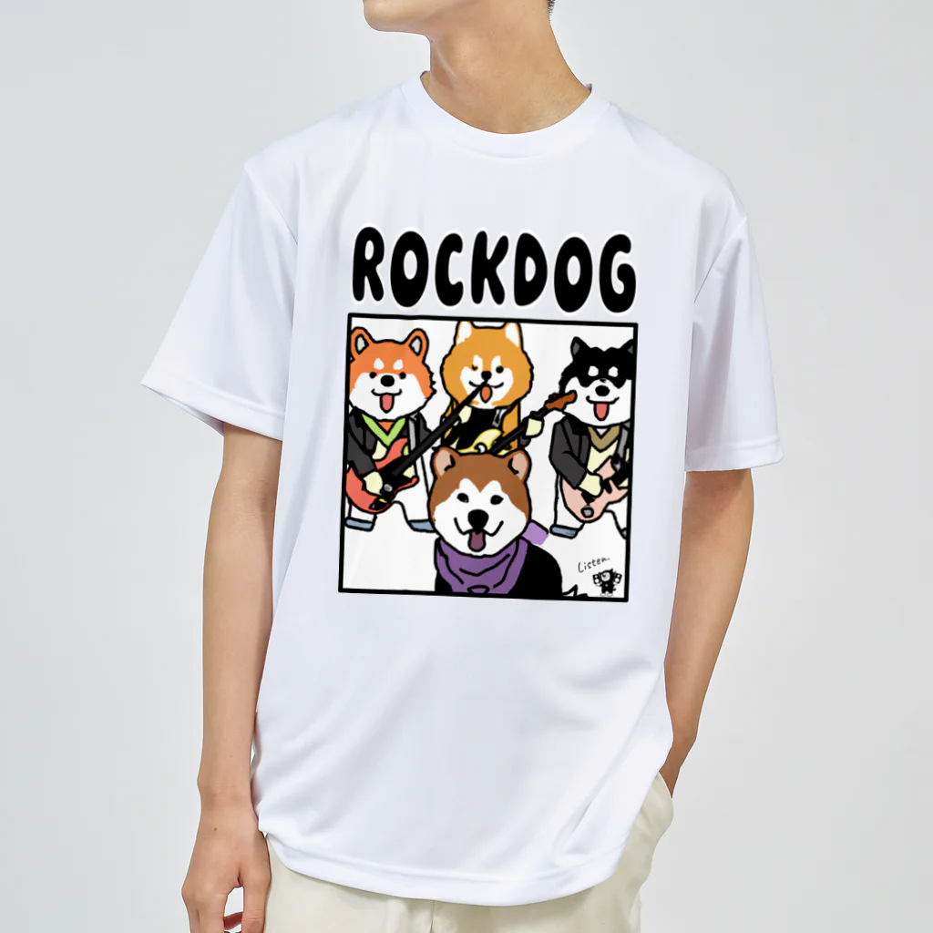 ZUKINDOGSの犬ロック Dry T-Shirt