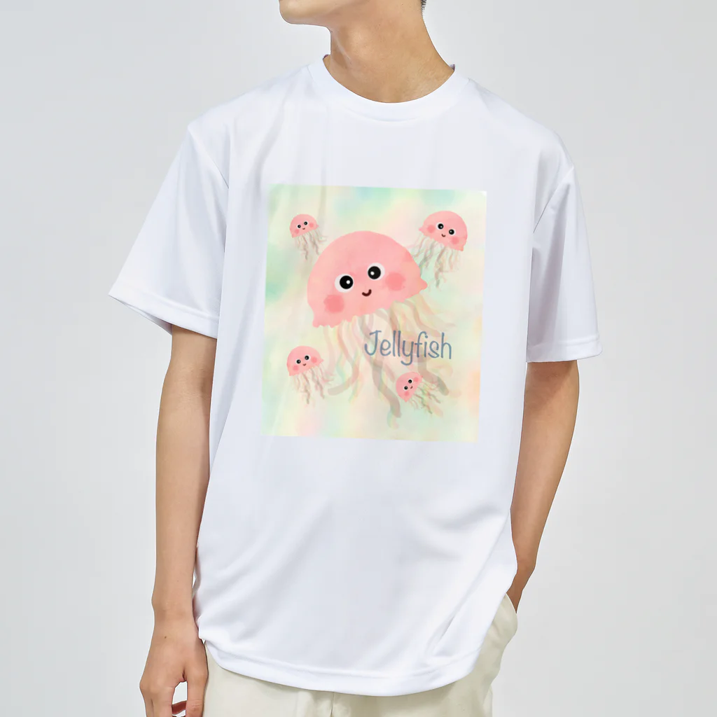 moonriver2020のふわふわクラゲちゃん ドライTシャツ