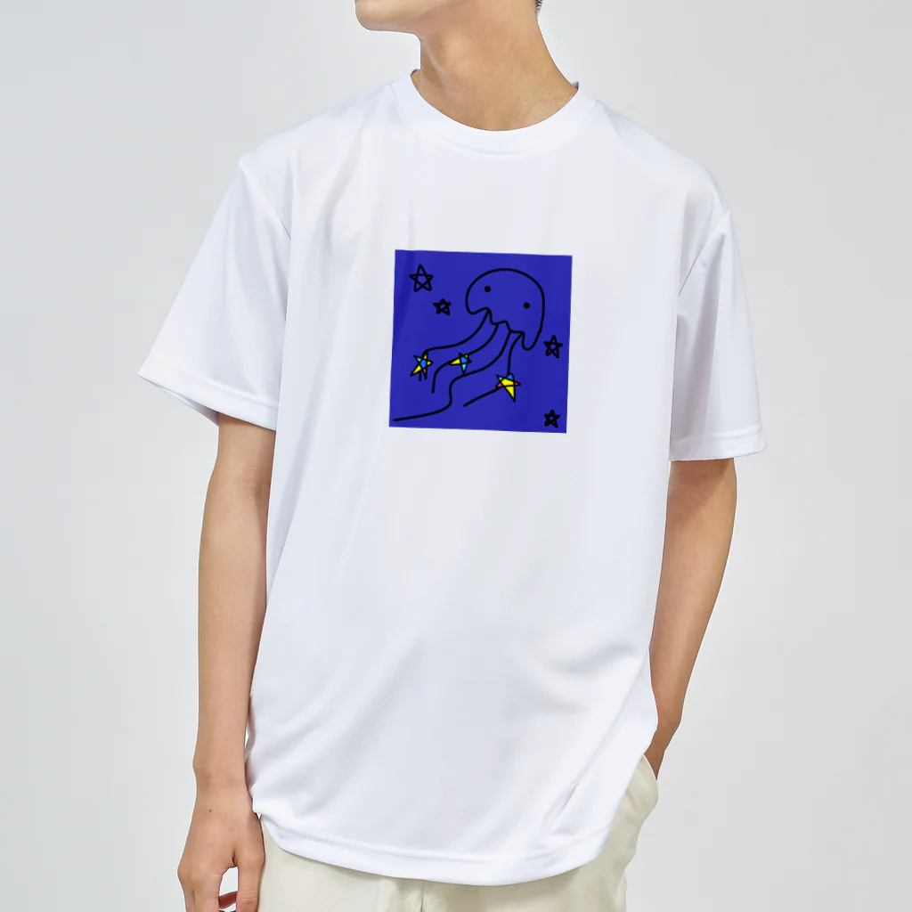 handmade asyouareの天の川クラゲ ドライTシャツ