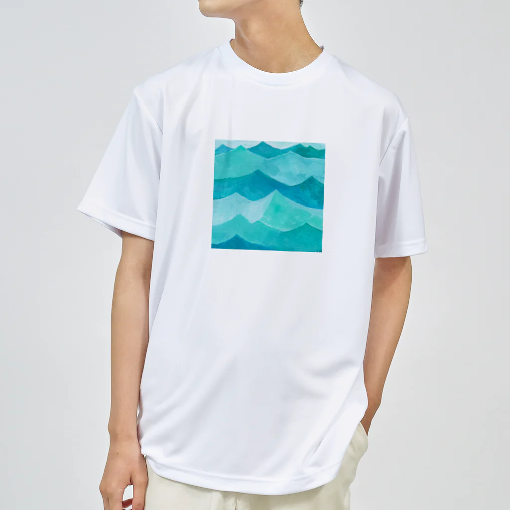 ニャームルクロッペのしましまやま Dry T-Shirt