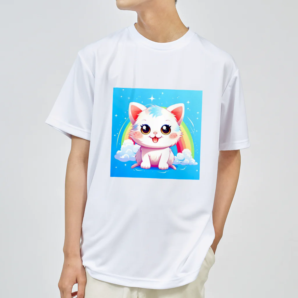 Connect Happiness Designのrainbow nyan ドライTシャツ