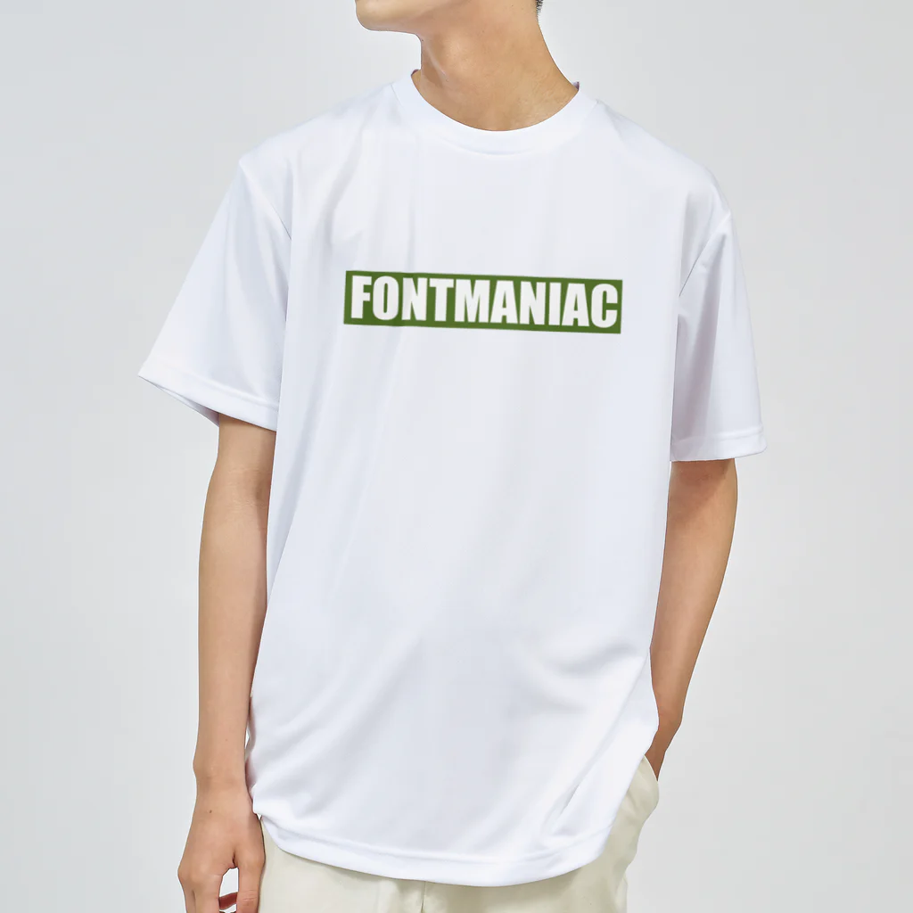 FONTMANIACのFONTMANIAC ベーシック ドライTシャツ