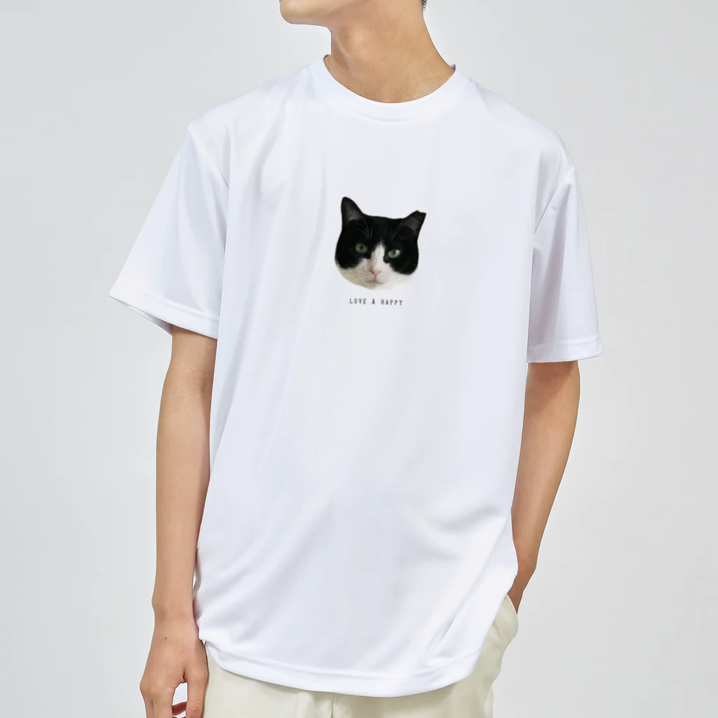 保護猫広場　ラブとハッピーのビビちゃん【500円分の寄付ができます】 ドライTシャツ