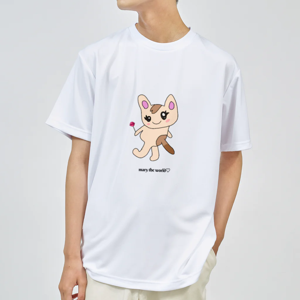 COCONUTchanのマリィ・ザ・ワールド　ねこちゃん Dry T-Shirt