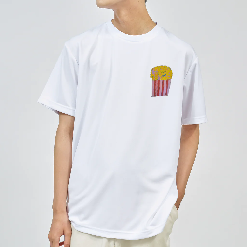 珈琲食道楽の葵POPコーン ドライTシャツ