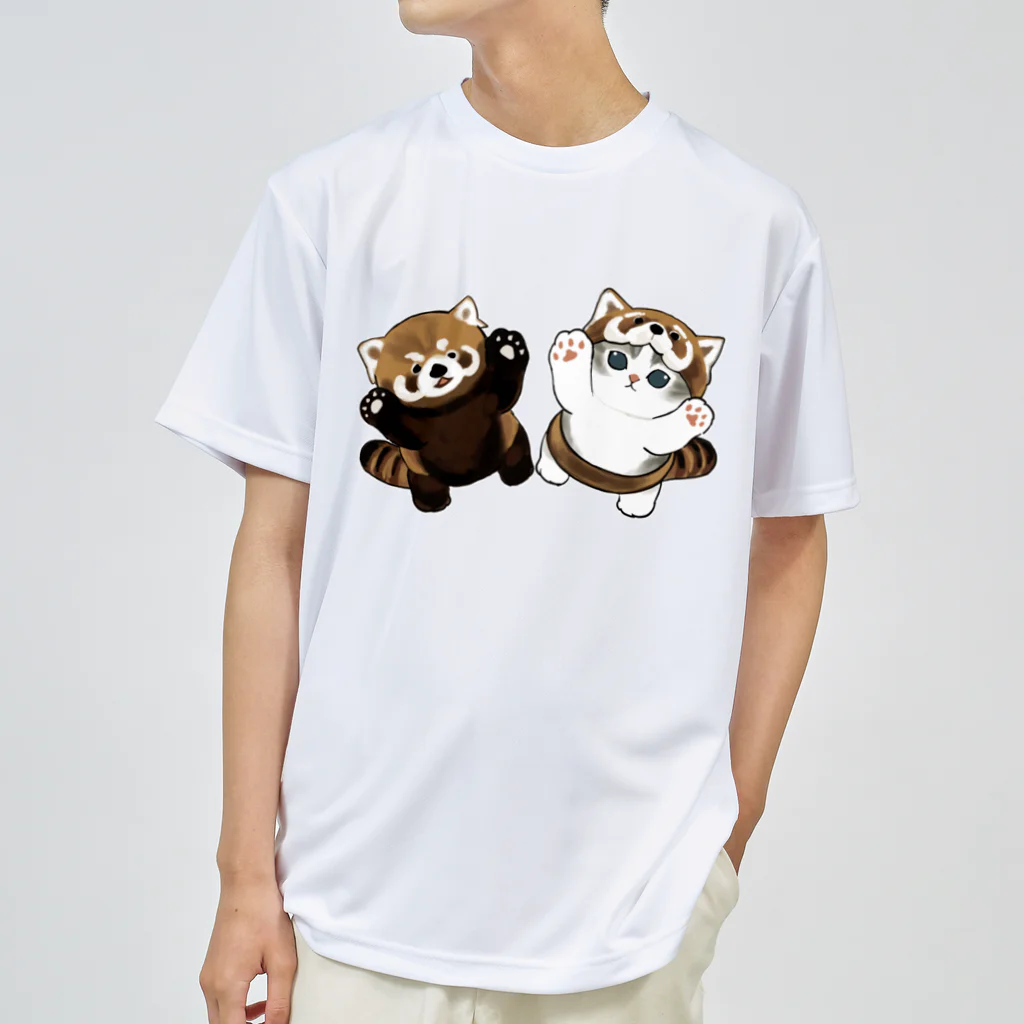 mofusandのレッサーパンダにゃん ドライTシャツ