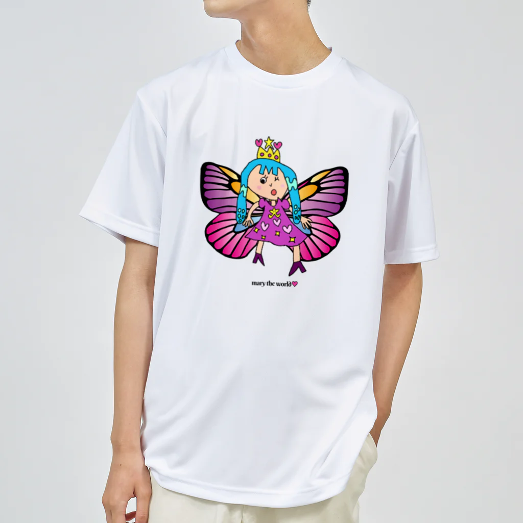 COCONUTchanのマリィ・ザ・ワールド　蝶 ドライTシャツ