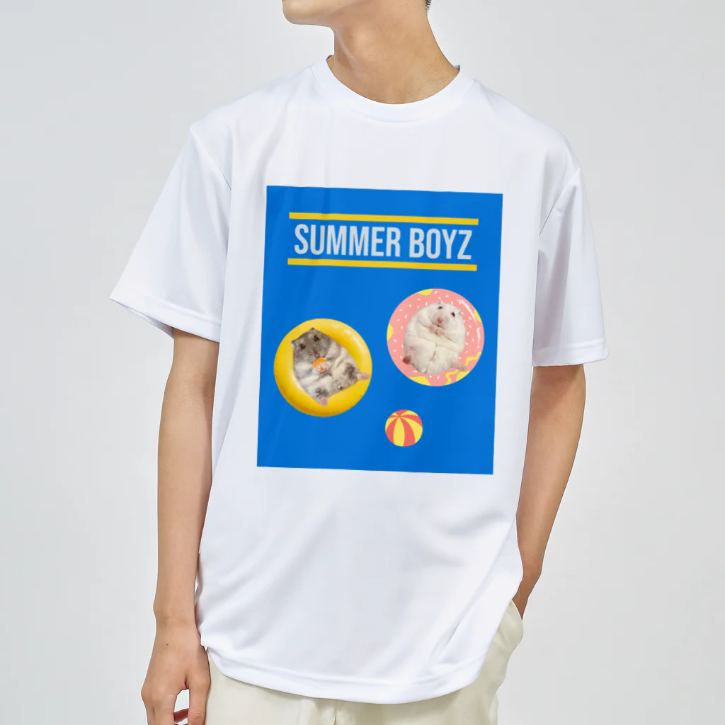 甘夏/ハムスター大好きの夏のハムスターボーイズ ドライTシャツ