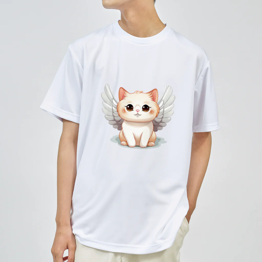 Vasetti_pressの可愛いねこ天使 Dry T-Shirt