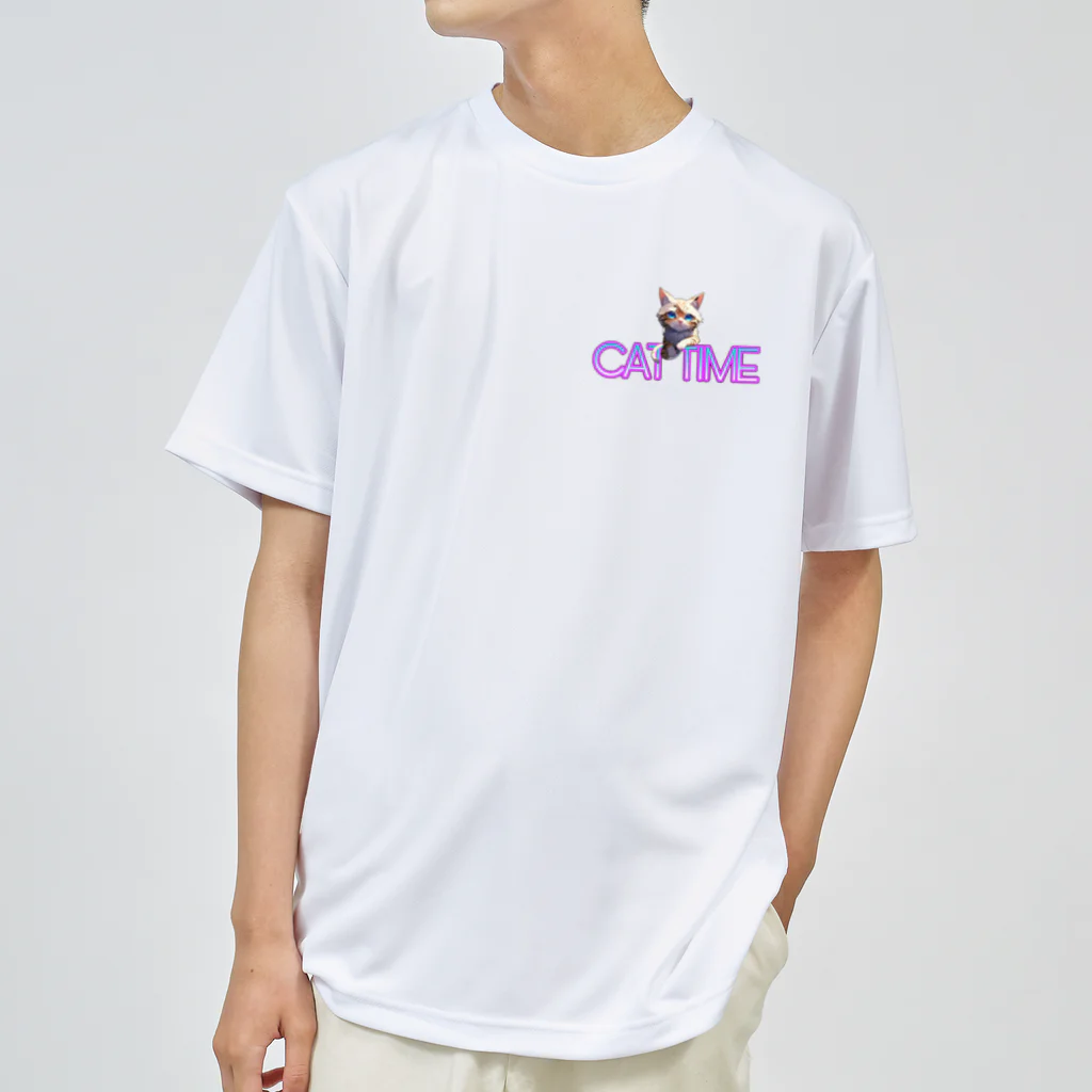 CROSS KのCAT TIME ドライTシャツ