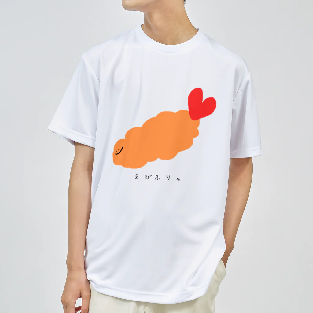 onakasuita___noのえびふりゃ ドライTシャツ