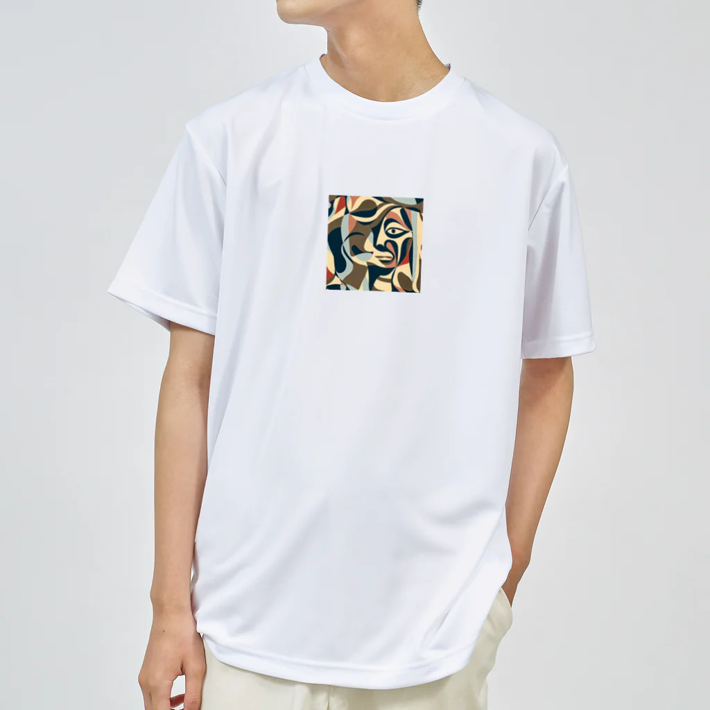 blue_springのピカソ風迷彩 Dry T-Shirt