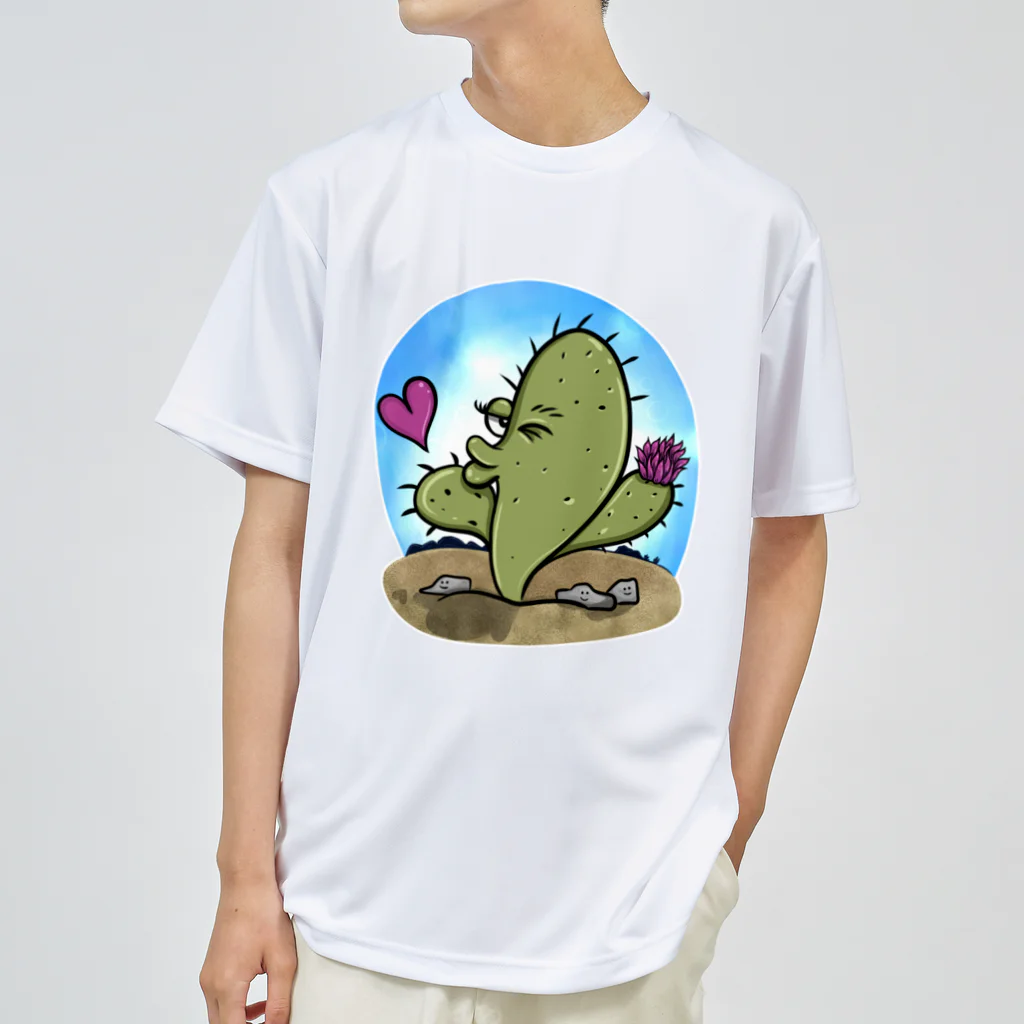 Realm of Ramblesのサボテン - 投げキス ドライTシャツ