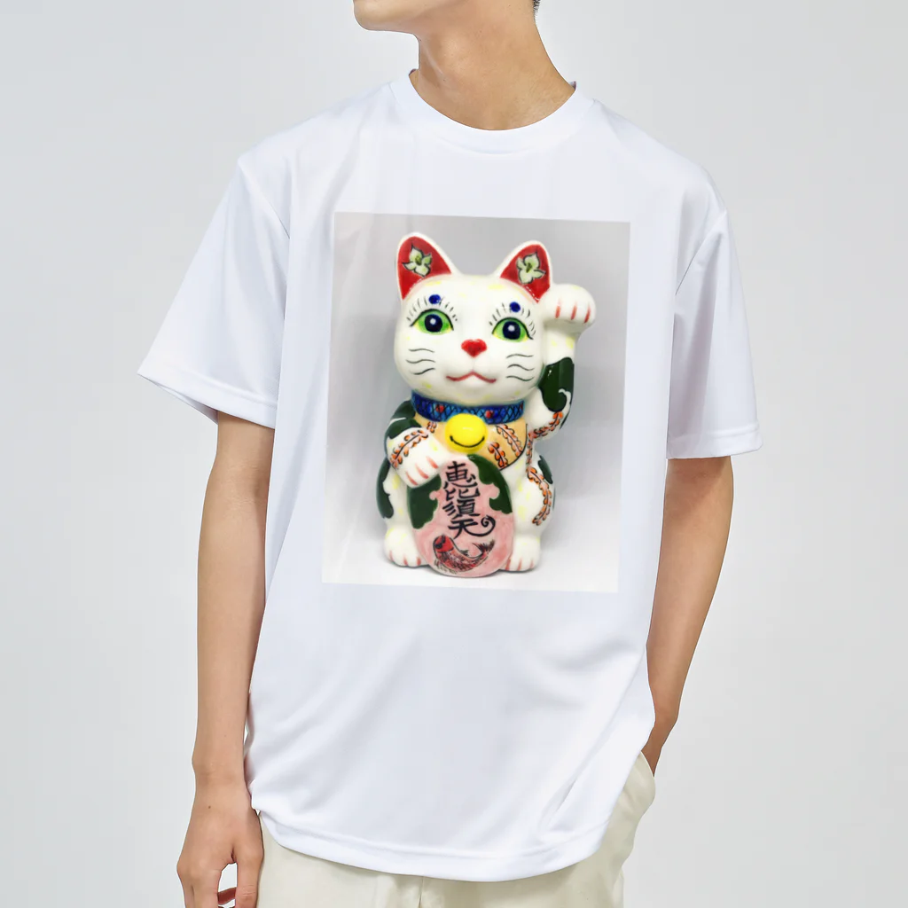 GENRYUの招き猫・恵比寿天 ドライTシャツ