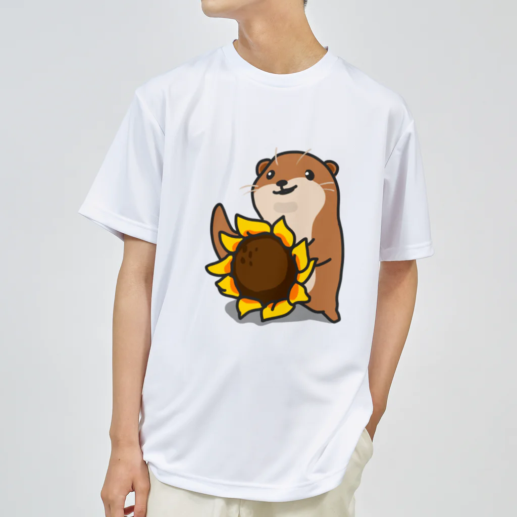 まんまるプップのカワウソ丸 ドライTシャツ