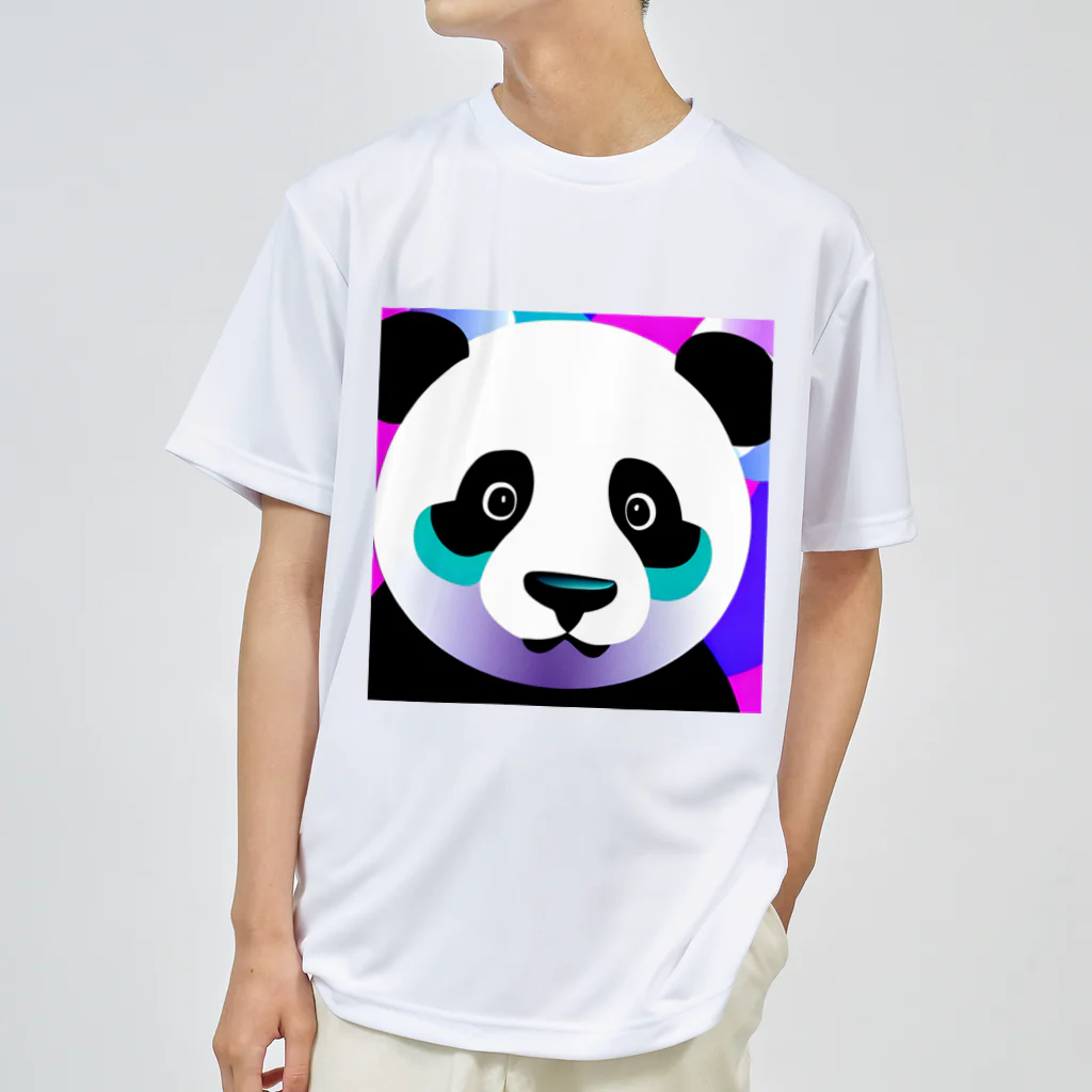 クリエイティブ・クリーチャーショップの蛍光ポップPANDA Dry T-Shirt