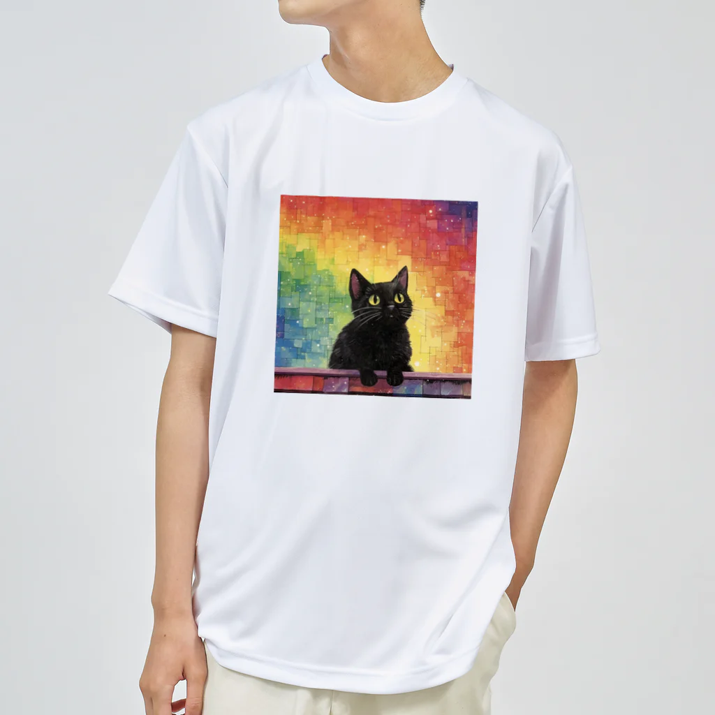 NiNA Plazaの黒猫ビビ Dry T-Shirt