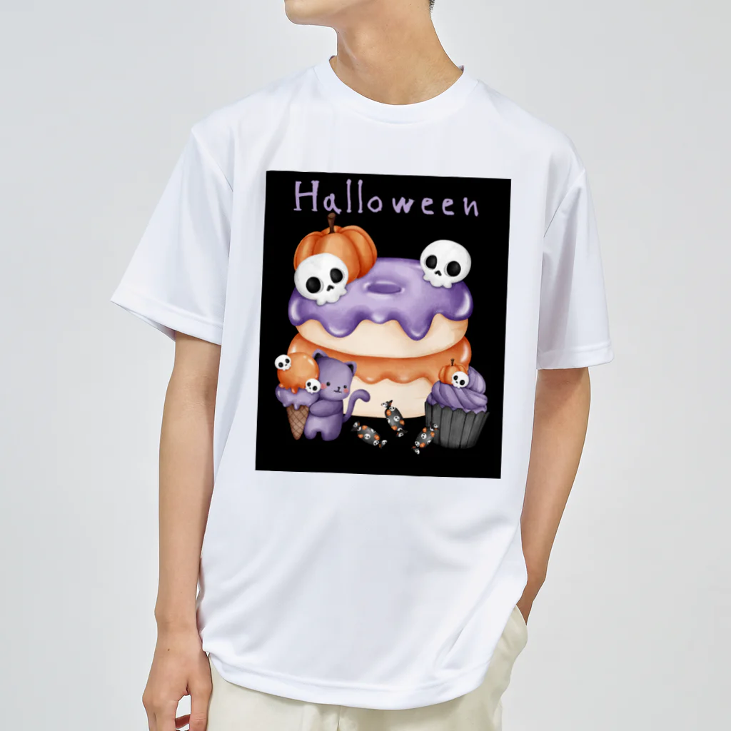 せきまるのハロウィンスイーツ ドライTシャツ