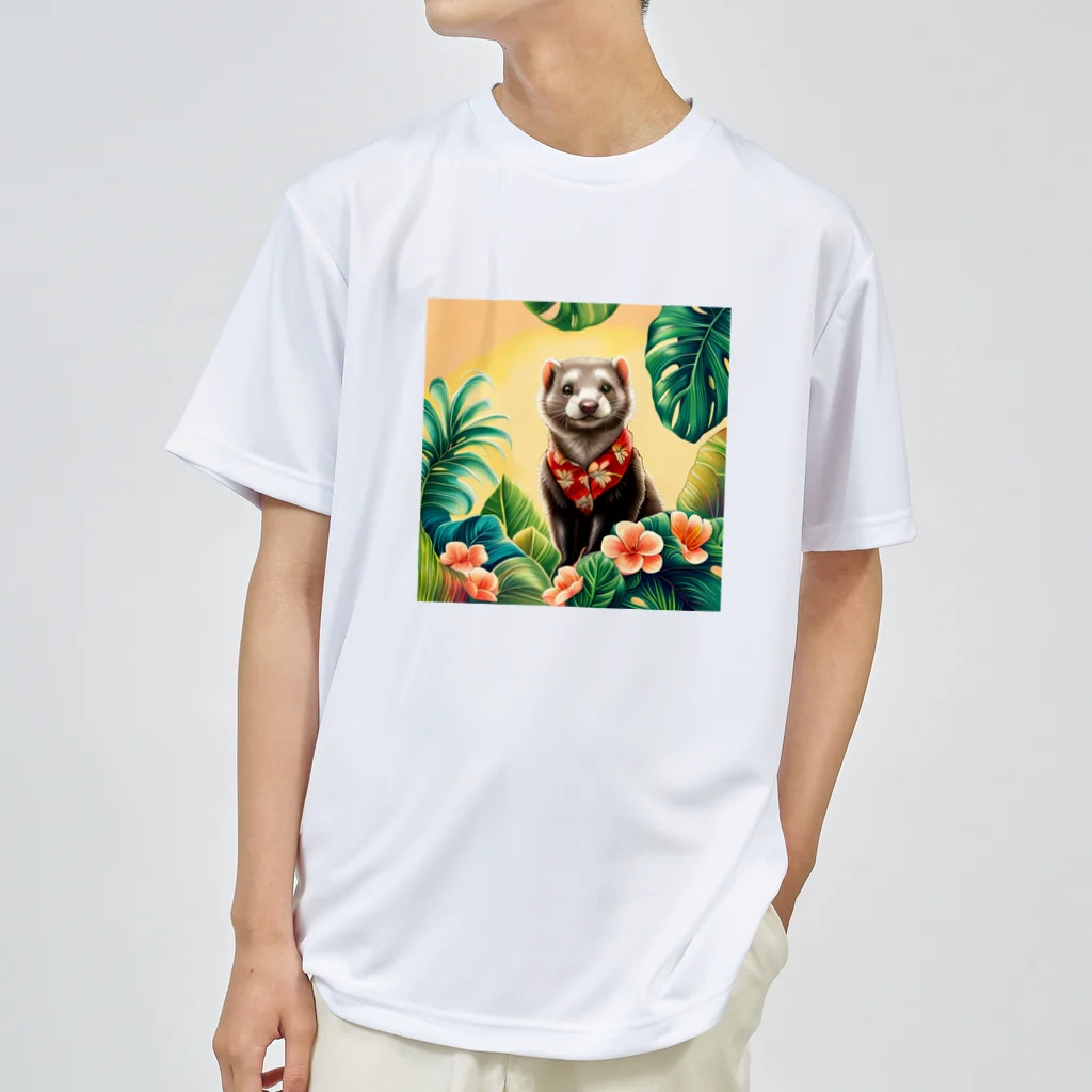 Ferret Martのアロハフェレット ドライTシャツ