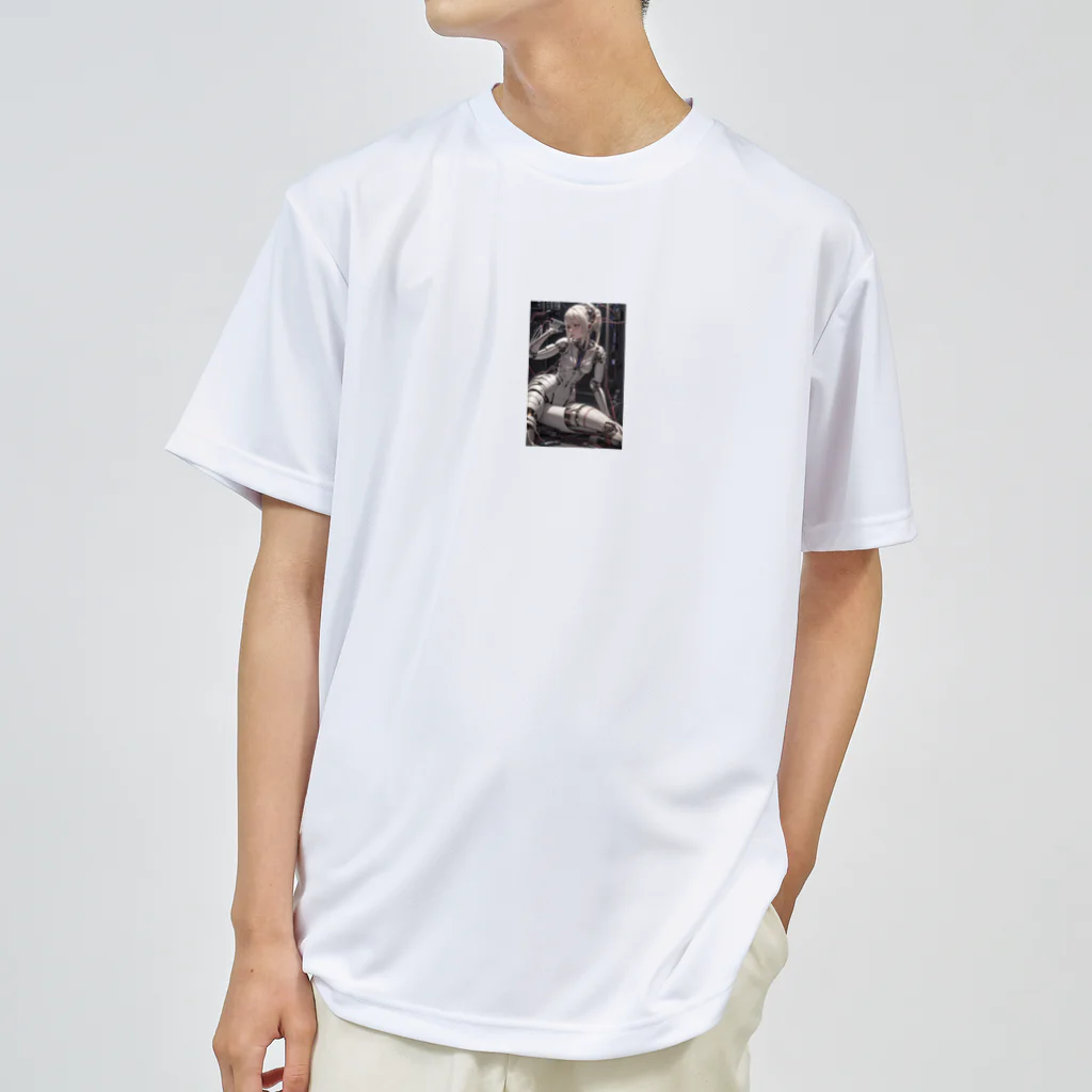 メカニカルシンセゾンビオンラインのメカニカルシンセゾンビガールのイラストのグッズ　#3 Dry T-Shirt