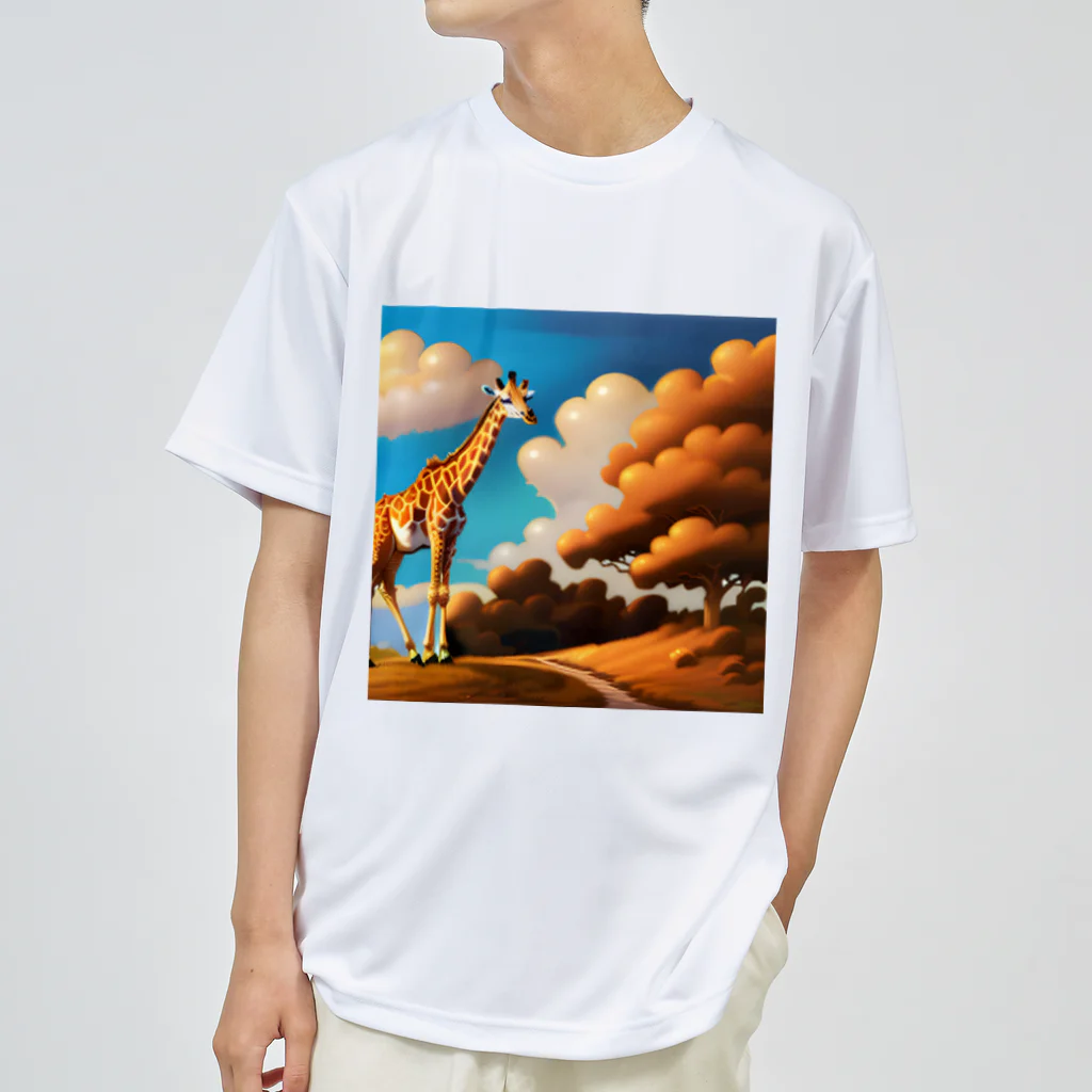 akazukinosiroの美しいキリン Dry T-Shirt