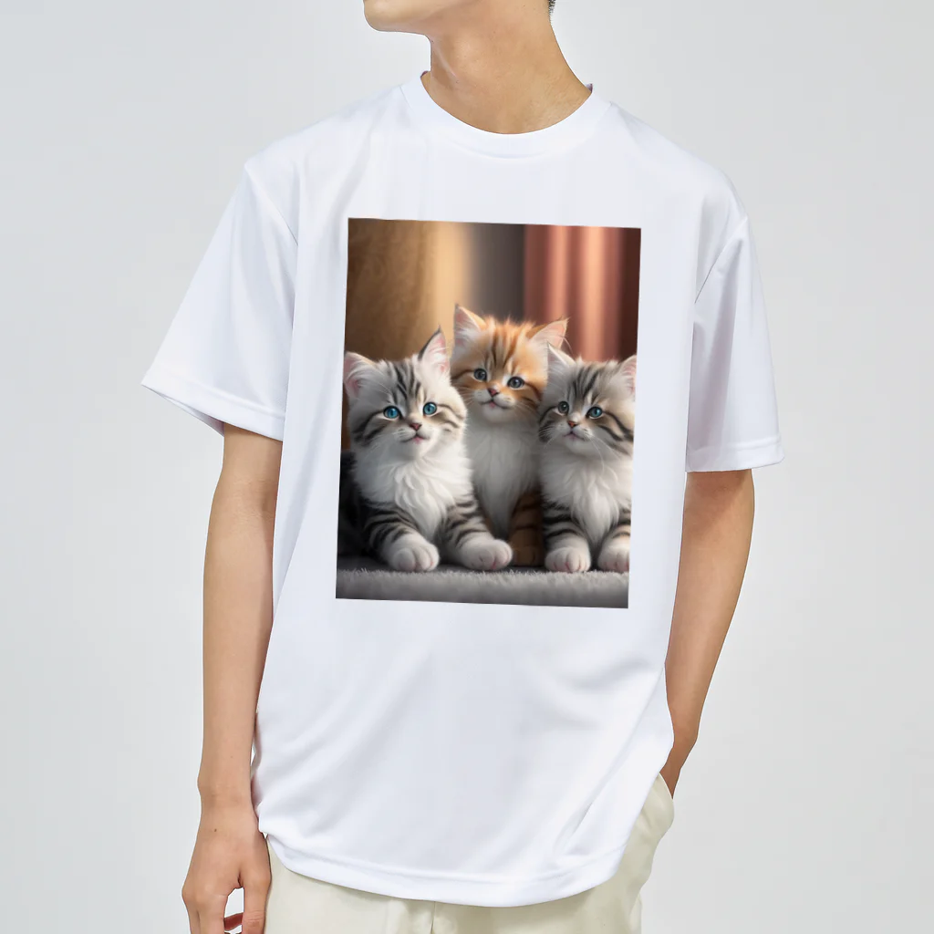 🐾風太🐾のねこ好きさんいかがですか？ ドライTシャツ