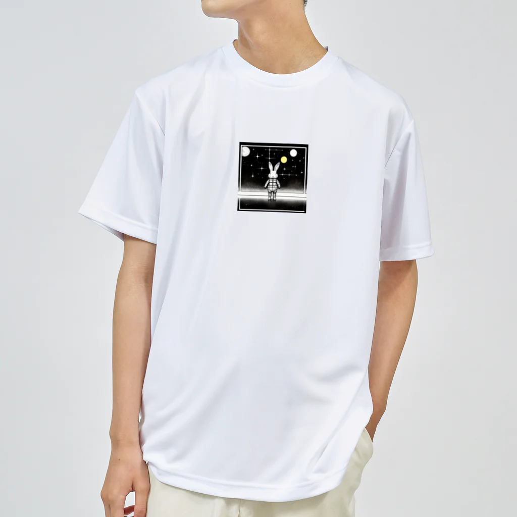 kota.の宇宙のうさぎ Dry T-Shirt