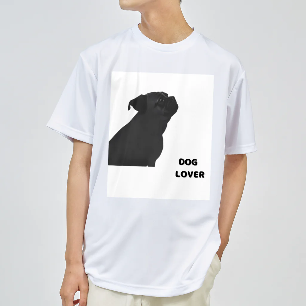 DOG LOVERのDOG LOVER（パグ） Dry T-Shirt