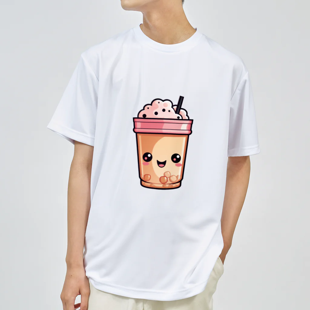 Vasetti_pressのタピオカミルクティー Dry T-Shirt