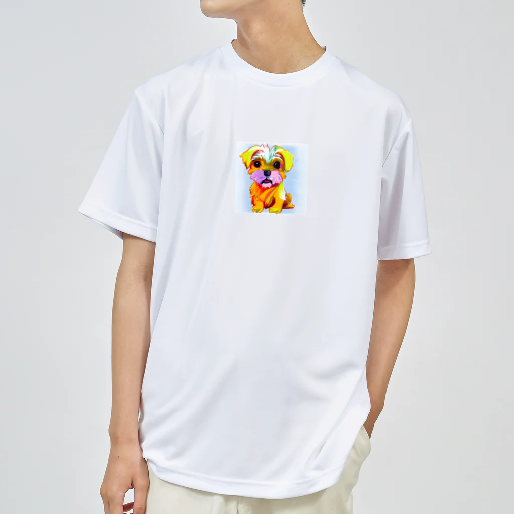 dogcatanimalの可愛いマルチーズグッズ Dry T-Shirt