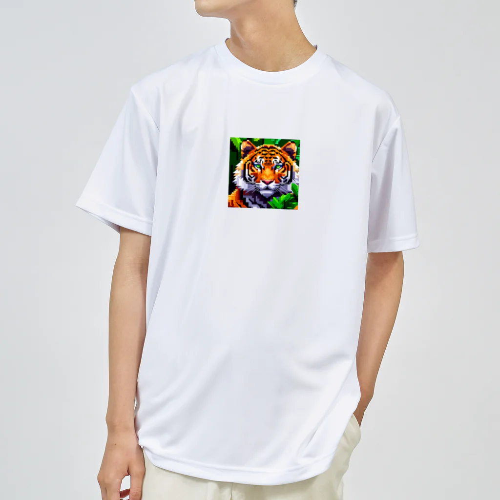 KAWAKAMI-SENTAROUの勇者ピクセルタイガー Dry T-Shirt