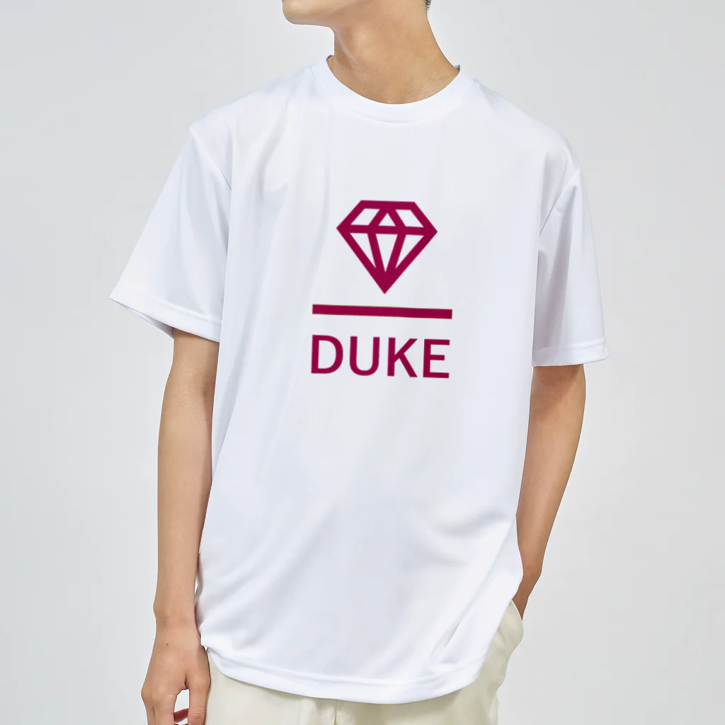 Duke Diamondのデューク・ダイアモンド(ボルドー) ドライTシャツ