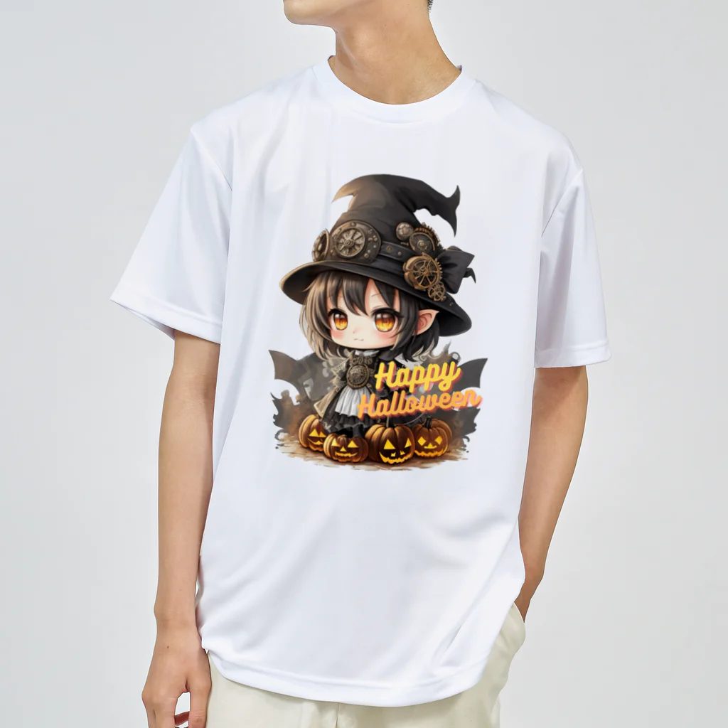 Design_Factory-Lのスチームパンク Girlハロウィンスタイル Dry T-Shirt
