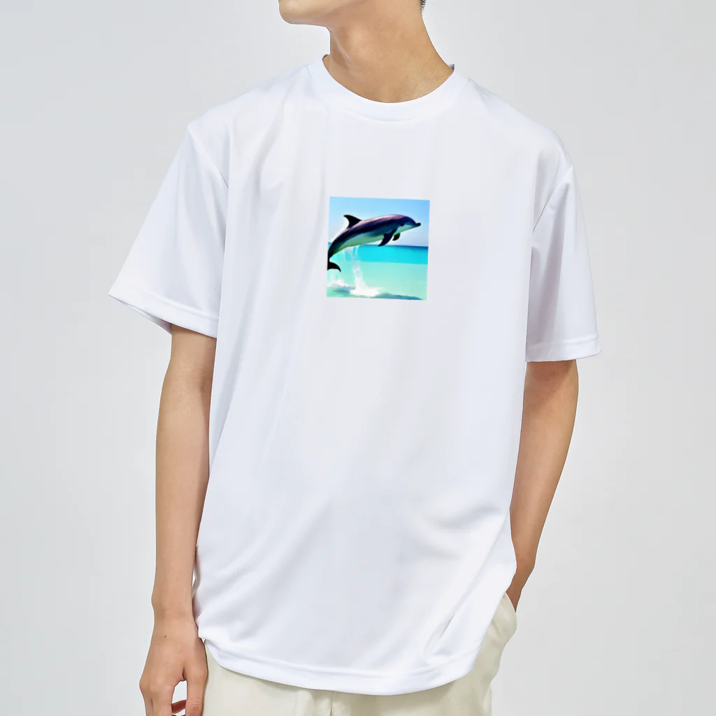 slowlife365のドルフィン Dry T-Shirt