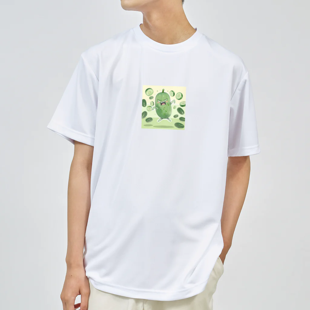 takanori5のアングリーダンシングキューカンバー Dry T-Shirt