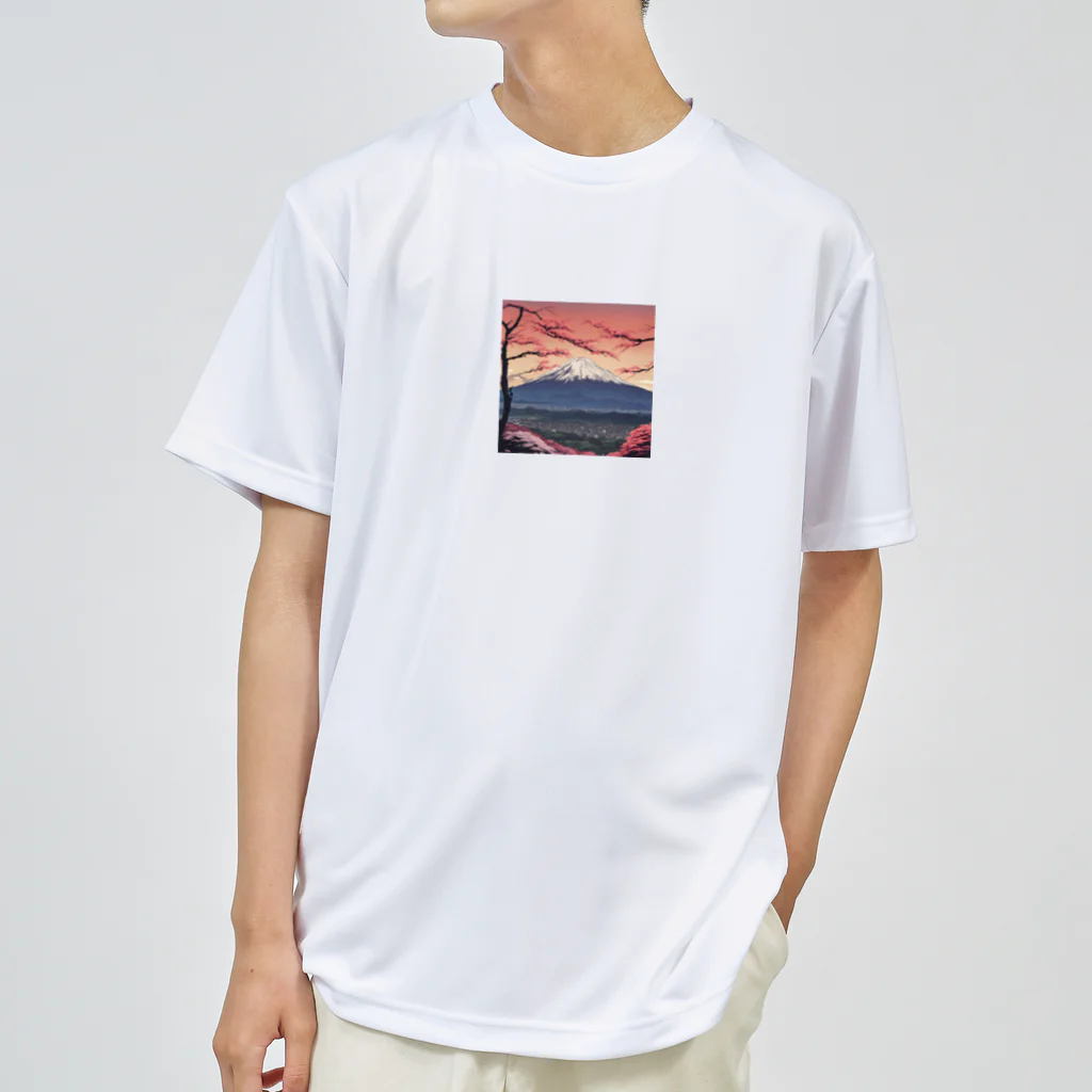 saru88の富士山 Dry T-Shirt