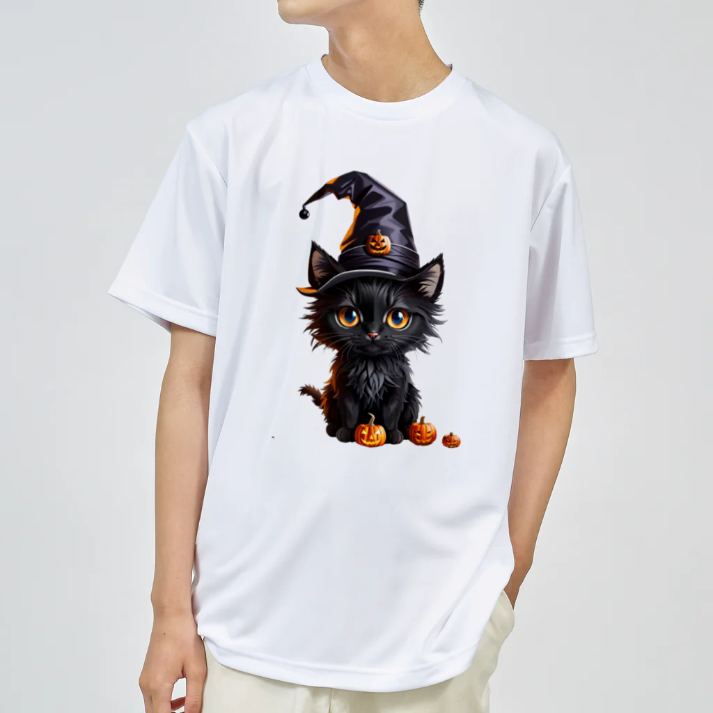 メガグッズの魔女っ子ねこ Dry T-Shirt