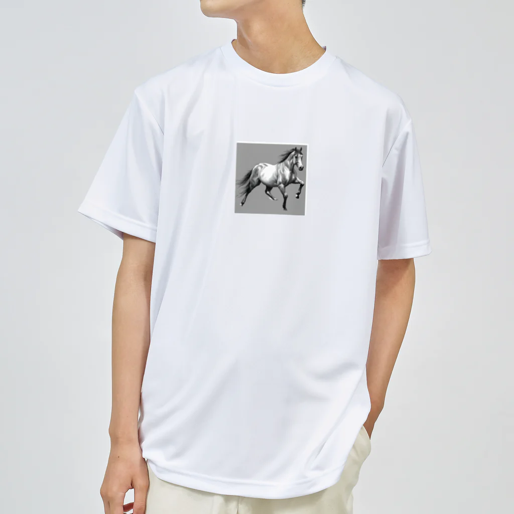 まさのお店の駆ける馬 Dry T-Shirt