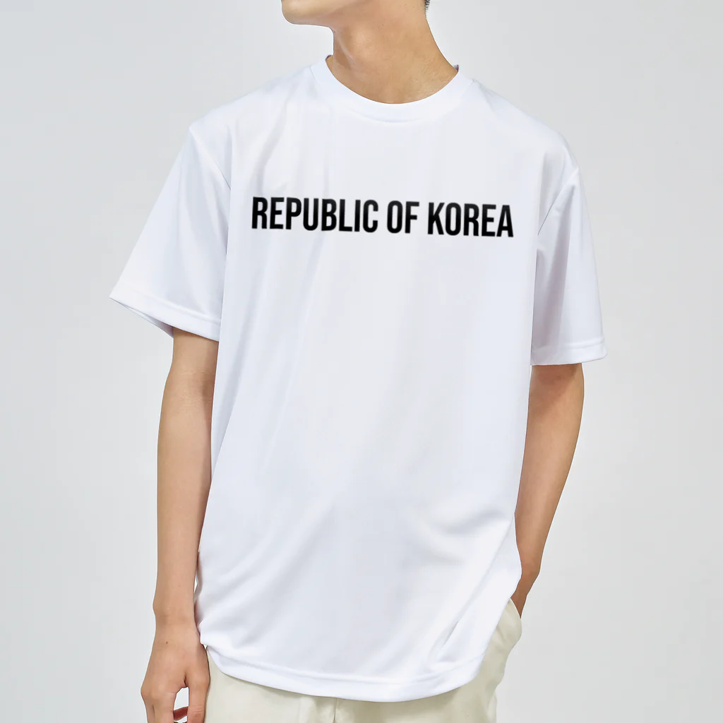 ON NOtEの韓国 ロゴブラック ドライTシャツ