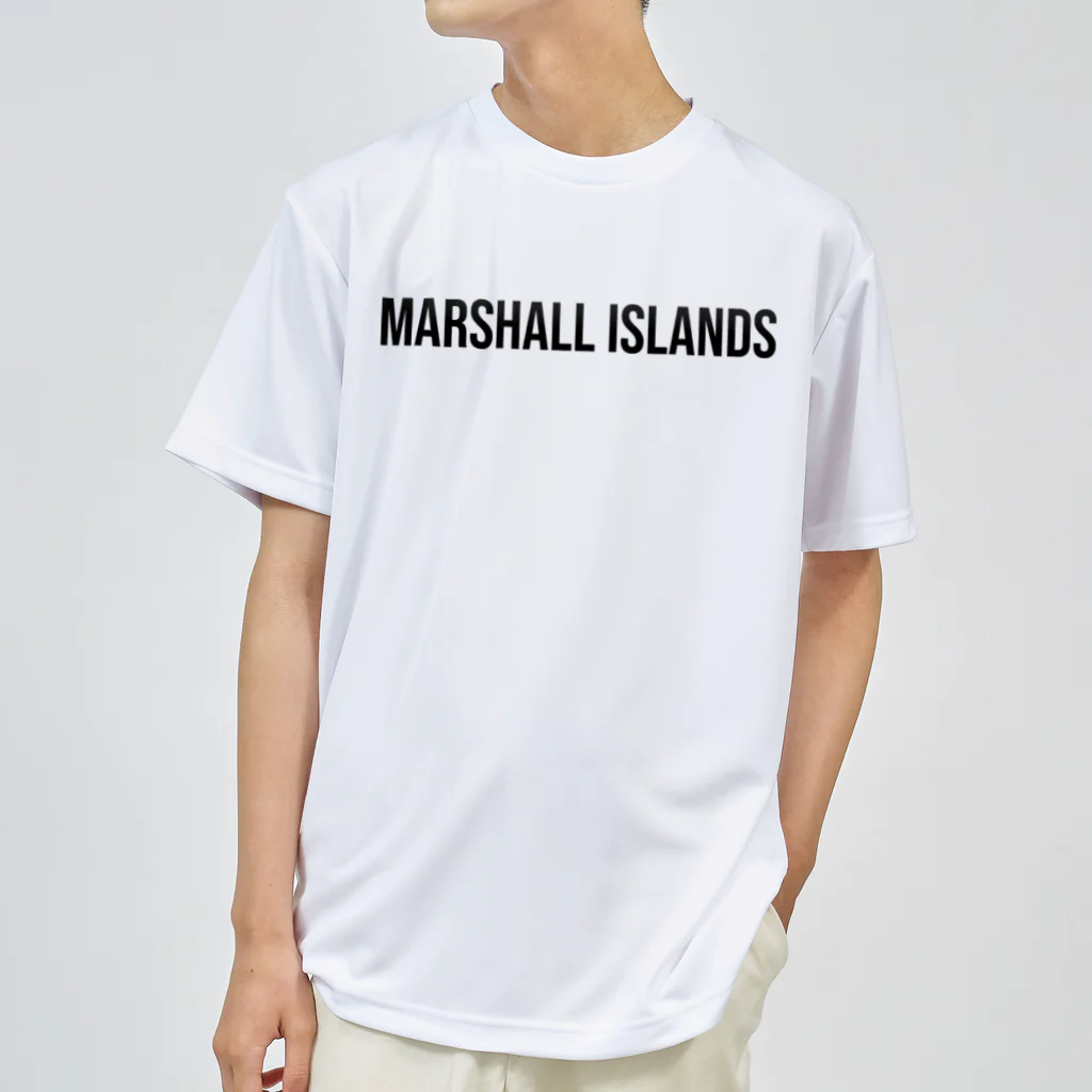 ON NOtEのマーシャル諸島 ロゴブラック ドライTシャツ