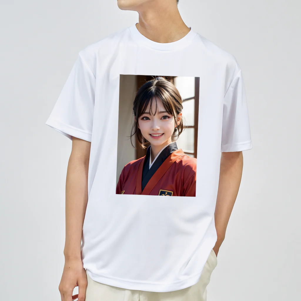 rubeusuの優しく微笑む町娘 ドライTシャツ