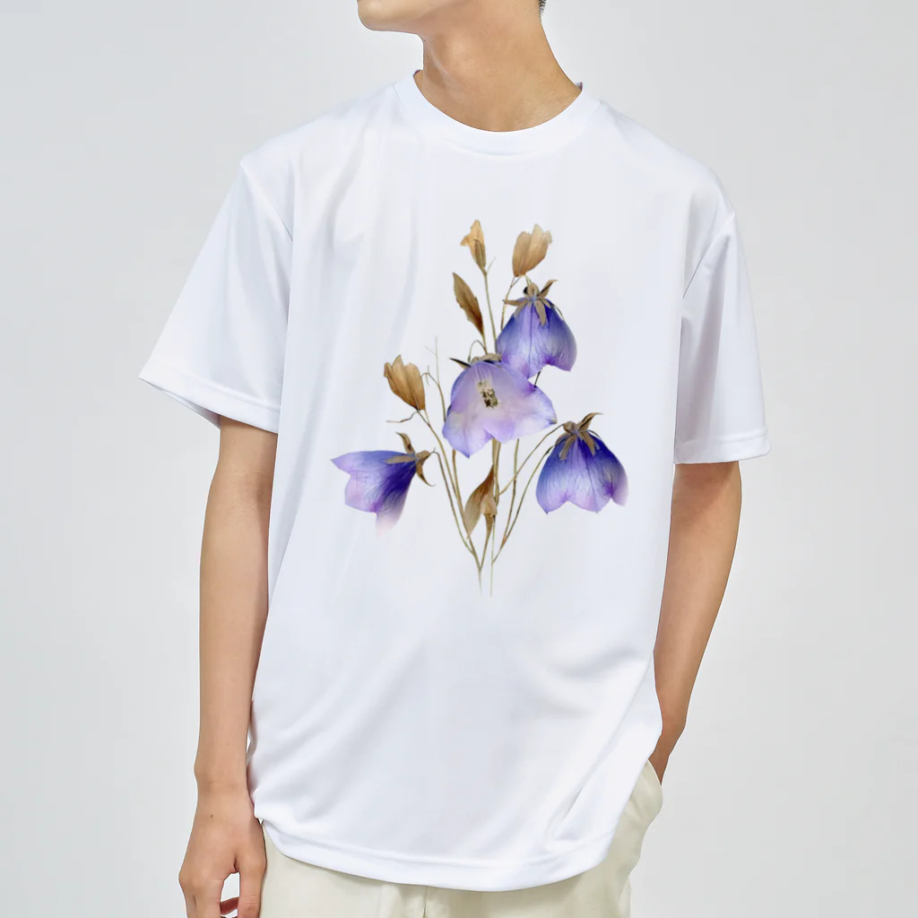 Atelier Petrichor Forestのキキョウ Chinese bellflower ドライTシャツ