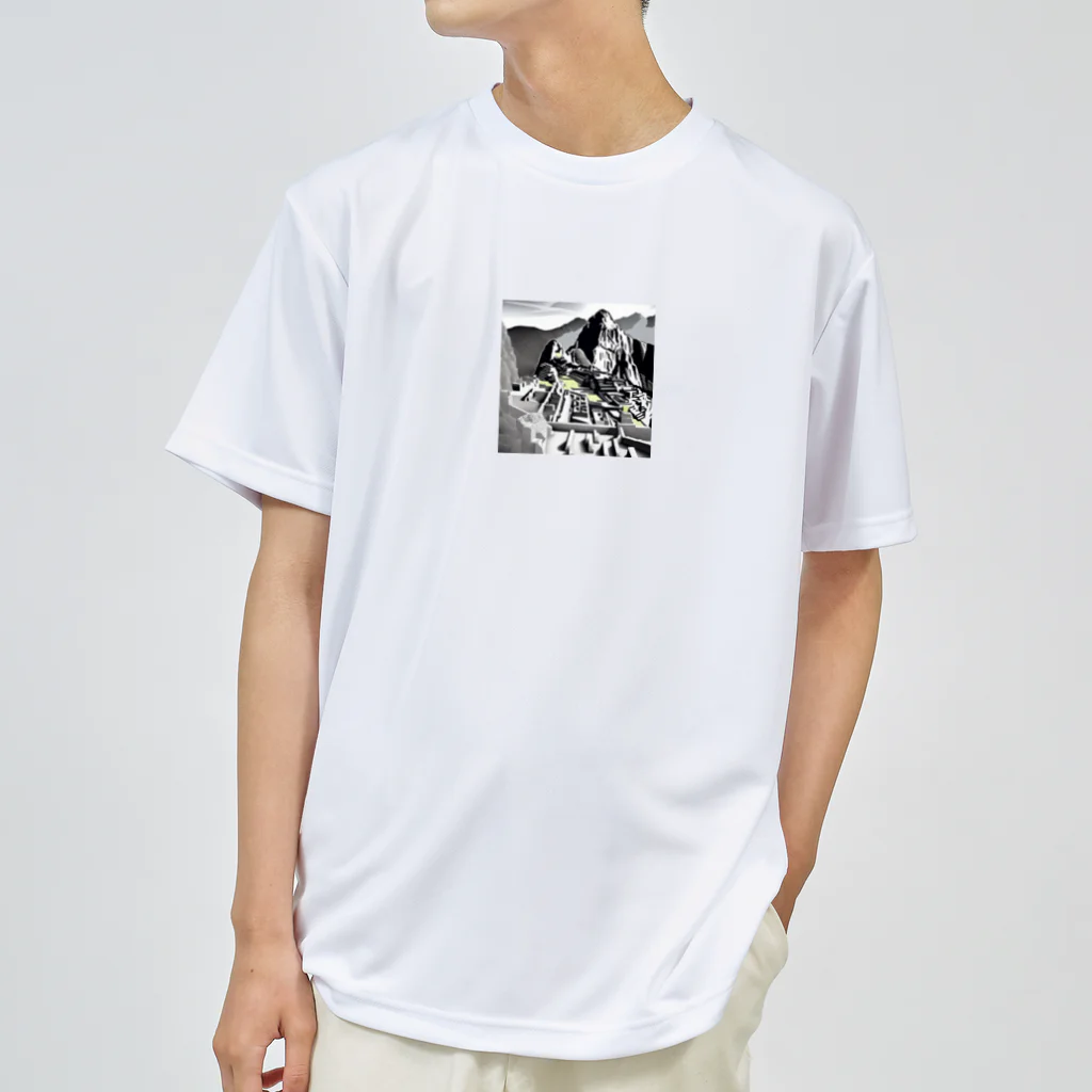 YoMiTの有名な観光スポットをイメージした画像：マチュピチュ（メキシコ） Dry T-Shirt