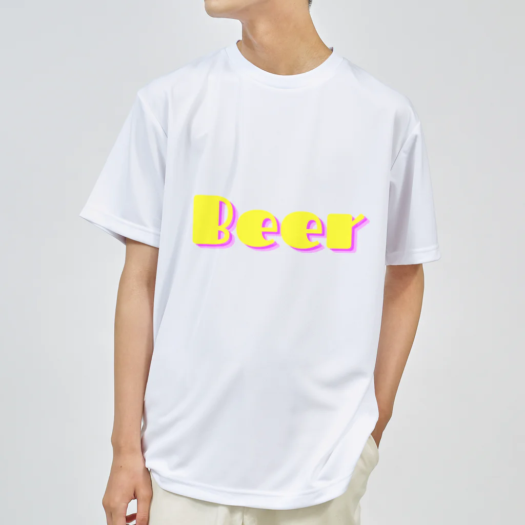 BEERのビール_POP(透過) ドライTシャツ